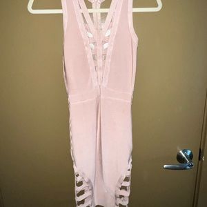 Midi Bodycon Dress - Blush